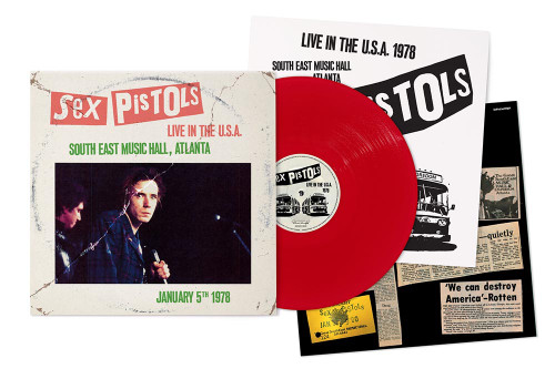 Sex Pistols Live in the USA - South East Music Hall, Atlanta, January 5th 1978 LP (Red Vinyl) 2