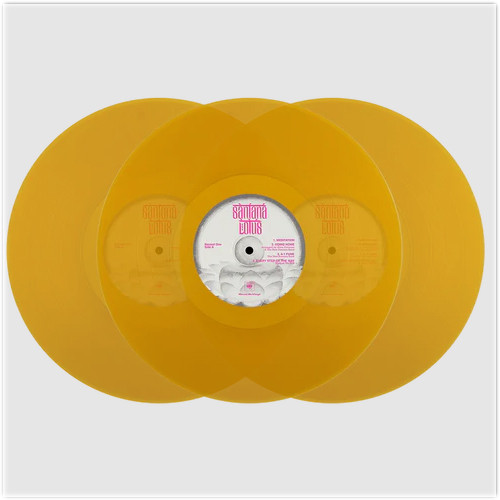 Santana Lotus 180g Import 3LP (Translucent Yellow Vinyl) 4