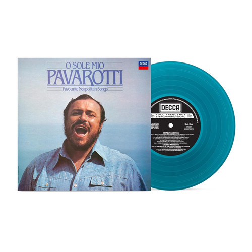 Luciano Pavarotti O Sole Mio - Favourite Neapolitan Songs LP (Turquoise Vinyl) 2