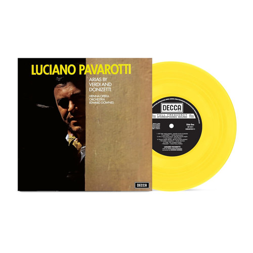 Luciano Pavarotti Arias by Verdi and Donizetti LP (Transparent Yellow Vinyl) 2