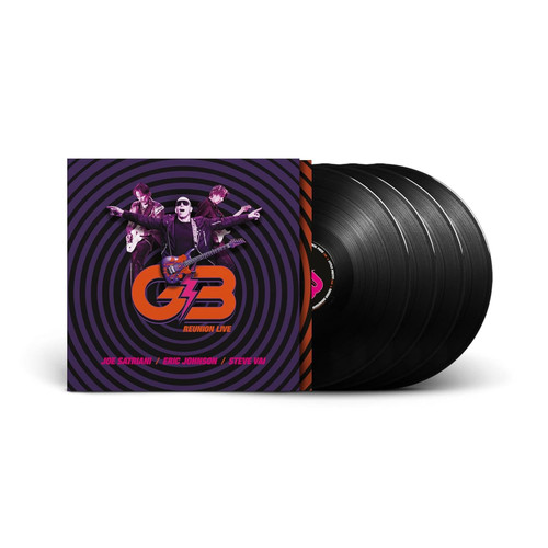G3 (Joe Satriani, Eric Johnson & Steve Vai) Reunion Live 4LP 1