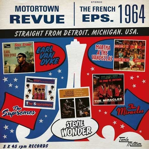 Motortown The French EPs 1965 45rpm 7" Vinyl 5 Discs Box Set 1