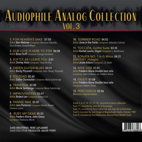 Audiophile Analog Collection Vol. 3 CD 2
