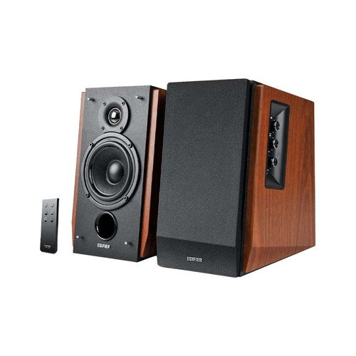Edifier R1700BT Powered Bluetooth Bookshelf Speakers (Brown) 1