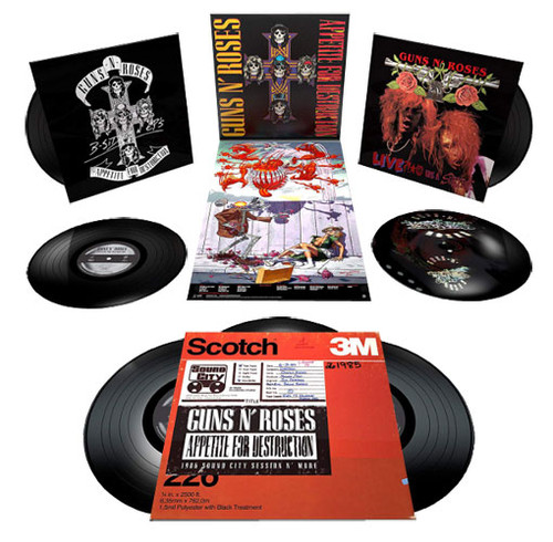 Guns N' Roses CD4作セット　発禁　帯付き Guns N' Roses Appetite For Destruction Locked & Loaded Numbered