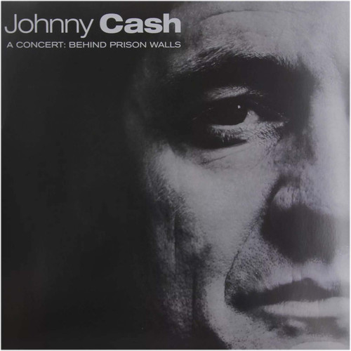 Johnny Cash A Concert: Behind Prison Walls LP (Black & White Marble Vinyl) 1