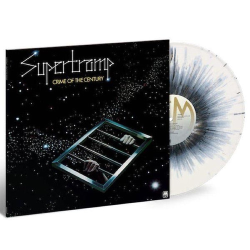 Supertramp Crime of the Century 180g LP (White Vinyl with Cosmic Black Splatter) 1