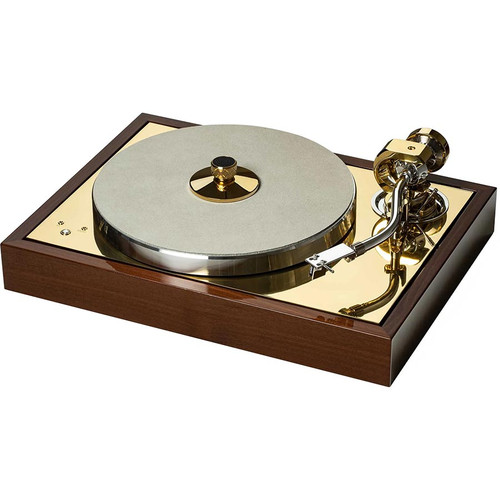 Pro-Ject The Classic Reference Audiophile Turntable (Brass & Acacia) 1