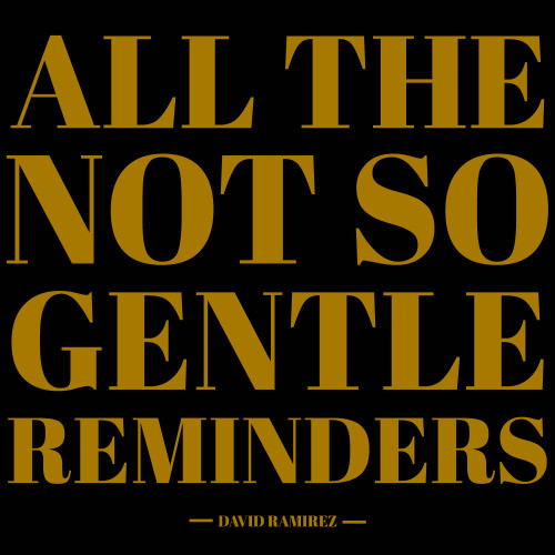 David Ramirez All the Not So Gentle Reminders 2LP