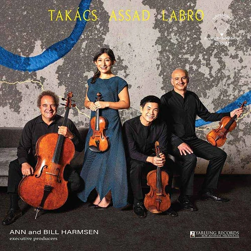 Takacs Quartet, Clarice Assad & Julien Labro Takacs Assad Labro 180g 45rpm LP 1