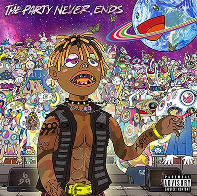 Juice WRLD The Party Never Ends 2LP (Coal Color Vinyl) 1