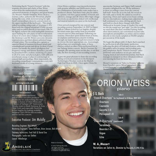 Orion Weiss Orion 180g 45rpm LP 2