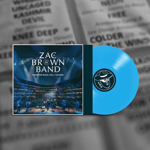 Zac Brown Band From the Road, Vol 1: Covers 2LP (Electric Blue Vinyl) 2