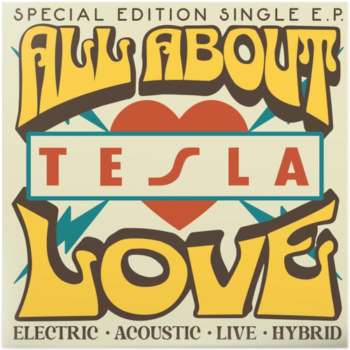 Tesla All About Love 12" Vinyl EP (Orange Vinyl) 1