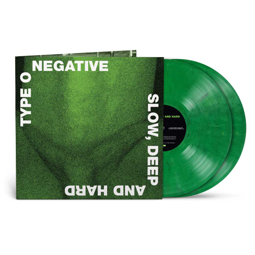 Type O Negative Slow, Deep and Hard 2LP (Green & Black Marbled Vinyl) 1