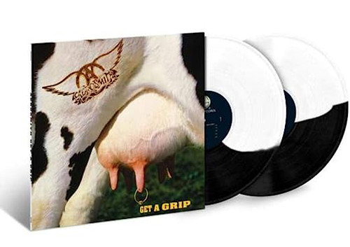 Aerosmith Get a Grip 2LP (Black & White Split Vinyl) 2