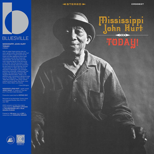 Mississippi John Hurt Today! (Bluesville Acoustic Sounds Series) 180g LP 2