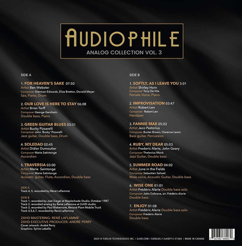 Audiophile Analog Collection Vol. 3 180g LP 2