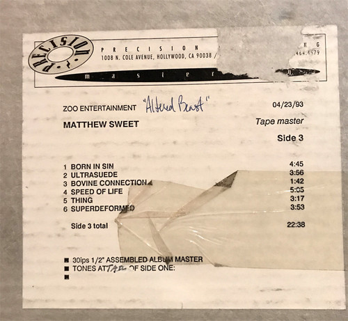 Matthew Sweet Altered Beast 180g 2LP 4