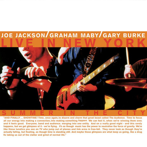 Joe Jackson Live in New York: Summer in the City Hybrid Stereo SACD 1