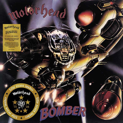 Motorhead Bomber (Motorhead 50th Anniversary) Half-Speed Mastered LP (Blue/Black Splatter Vinyl) 2