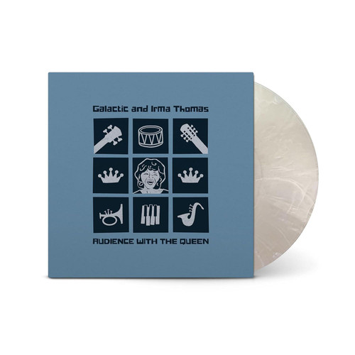 Galactic and Irma Thomas Audience with the Queen 180g LP (Clear with White Smoke Vinyl) 2