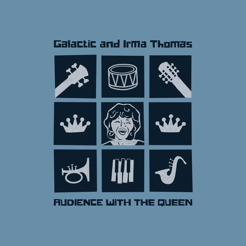 Galactic and Irma Thomas Audience with the Queen 180g LP (Clear with White Smoke Vinyl) 1