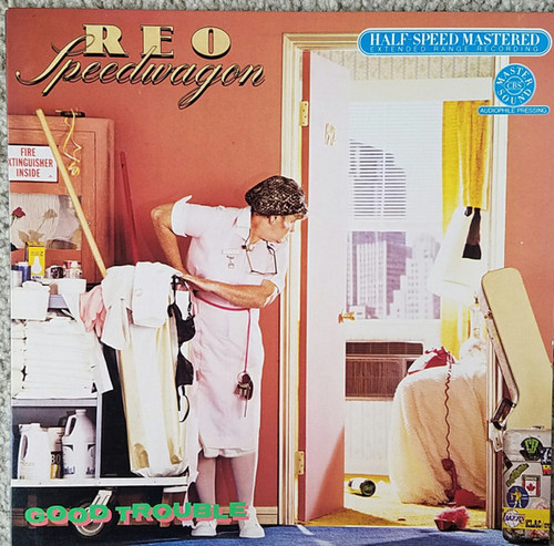 REO Speedwagon Good Trouble CBS 1/2 Speed Mastered LP (Pre-owned, EX) 1