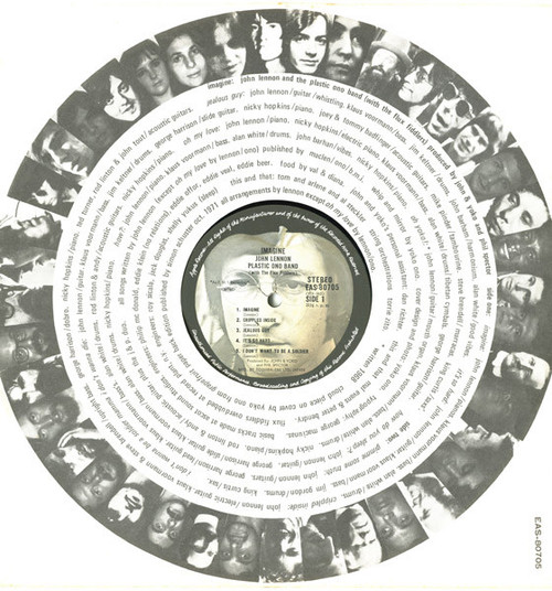 John Lennon Imagine 1977 Apple Japan Import LP (Pre-owned, VG+) 4