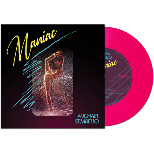 Michael Sembello Maniac 45rpm 7" Vinyl Single (Pink Vinyl) 2