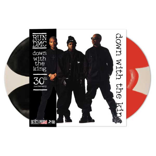 Run-D.M.C. Down with the King (30th Anniversary) Numbered Limited Edition 2LP (Red, White & Black Vinyl) 1