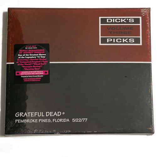 Grateful Dead Dick's Picks Volume Three - Pembroke Pines, Florida Hand-Numbered Limited Edition 180g 4LP Box Set 4