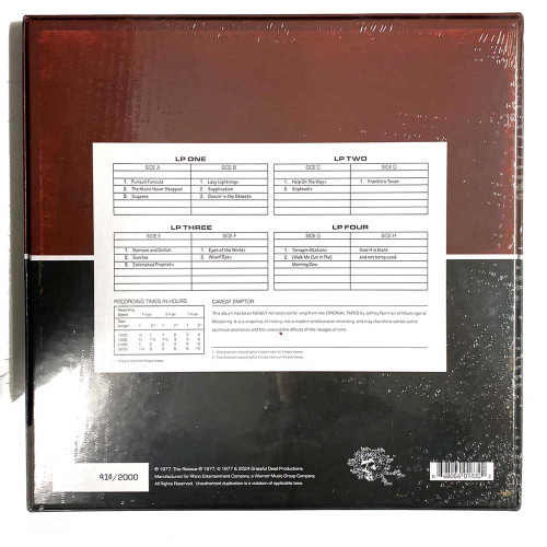 Grateful Dead Dick's Picks Volume Three - Pembroke Pines, Florida Hand-Numbered Limited Edition 180g 4LP Box Set 5