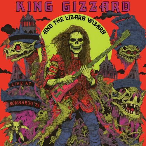 King Gizzard and the Lizard Wizard Live at Bonnaroo '22 2LP (Transparent Red & Transparent Yellow Vinyl) 1
