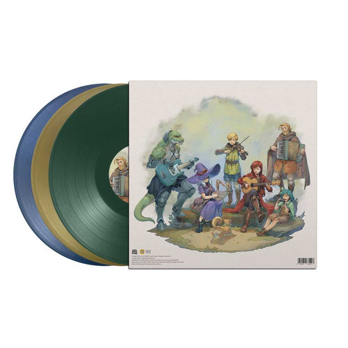 Chained Echoes (Original Soundtrack) 3LP (Deep Ocean Pearl, Gold & Dark Green Vinyl) 4