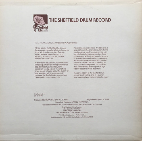 The Sheffield Drum Record Vinyl LP 2