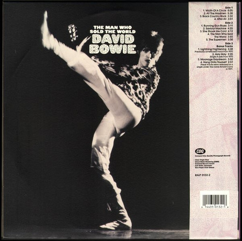 David Bowie The Man Who Sold The World Direct Metal Mastered Vinyl 2LP 2