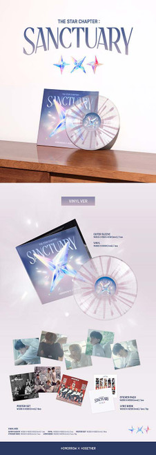 TOMORROW X TOGETHER The Star Chapter: SANCTUARY 12" Vinyl EP (Mauve & Clear Splatter Vinyl) 2