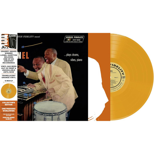 Lionel Hampton Lionel... Plays Drums, Vibes, Piano LP (Translucent Orange Vinyl) 1