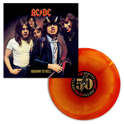 AC/DC Highway to Hell LP (Orange Flame Vinyl)