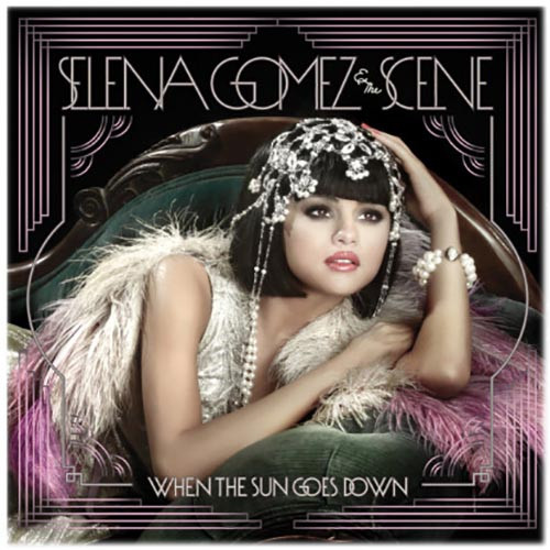 Selena Gomez & the Scene When the Sun Goes Down LP (Lavender & White Swirl Vinyl) 1