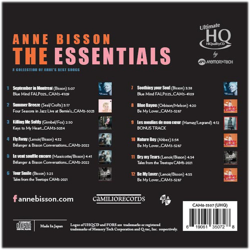Anne Bisson The Essentials Numbered Limited Edition Japanese Import UHQCD 2