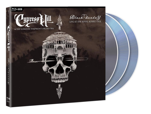 Cypress Hill & the London Symphony Orchestra Black Sunday Live at the Royal Albert Hall Blu-Ray Video & 2CD 2