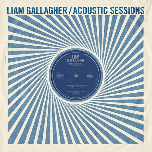 Liam Gallagher Acoustic Sessions LP (Silver & Blue Color-in-Color Vinyl) 1