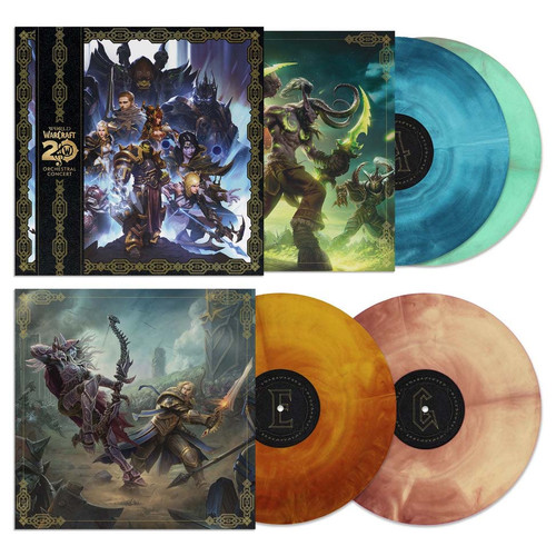 World of Warcraft: 20 Years of Music 4LP Box Set (Seasons of Azeroth Color Vinyl) 1