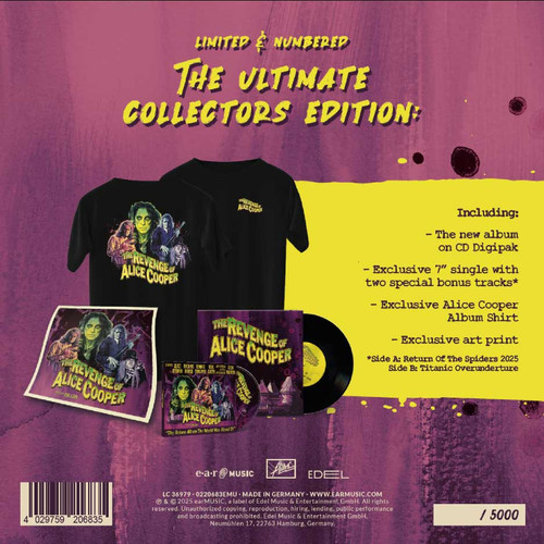 Alice Cooper The Revenge of Alice Cooper Hand-Numbered Limited