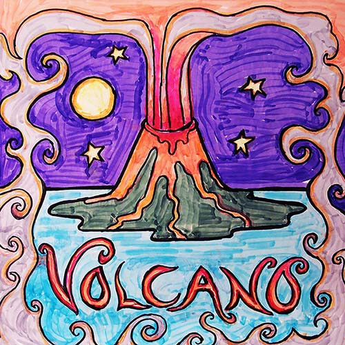 Volcano Volcano Hand-Numbered Limited Edition LP (Volcanic Vinyl) 1