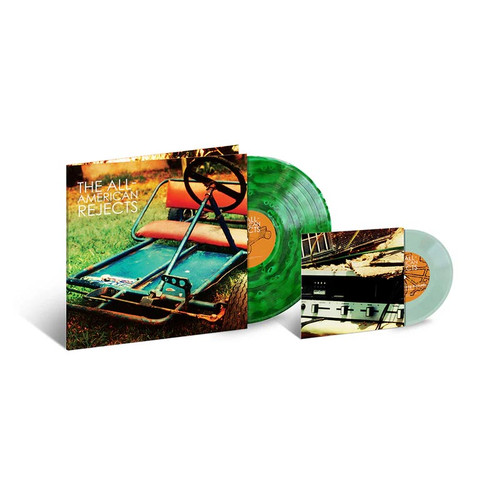 The All-American Rejects The All-American Rejects LP (Ghostly Green Vinyl) & 45rpm 7" Vinyl (Coke Bottle Clear Vinyl) 2