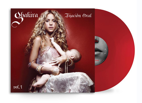 Shakira Fijacion Oral Vol. 1 LP (Opaque Apple Red Vinyl) 2
