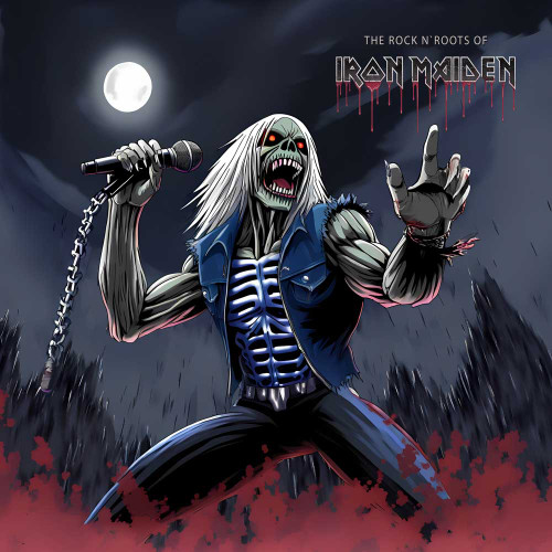Iron Maiden The Rock N' Roots of Iron Maiden LP (Transparent Red Vinyl) 1